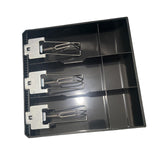 Maxbell Cash Register Drawer 3 Grid Currency Till Money Organizer for Store Hotel