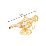 Maxbell Classic Lamp Oil Lamp Prop Wishing Light for Wedding Home Aureate