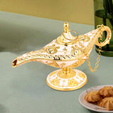 Maxbell Classic Lamp Oil Lamp Prop Wishing Light for Wedding Home Aureate