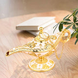 Maxbell Classic Lamp Oil Lamp Prop Wishing Light for Wedding Home Aureate