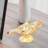 Maxbell Classic Lamp Oil Lamp Prop Wishing Light for Wedding Home Aureate