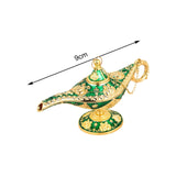Maxbell Classic Lamp Oil Lamp Prop Wishing Light for Wedding Home Green