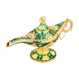 Maxbell Classic Lamp Oil Lamp Prop Wishing Light for Wedding Home Green