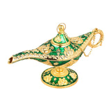 Maxbell Classic Lamp Oil Lamp Prop Wishing Light for Wedding Home Green