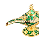 Maxbell Classic Lamp Oil Lamp Prop Wishing Light for Wedding Home Green
