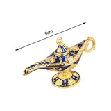 Maxbell Classic Lamp Oil Lamp Prop Wishing Light for Wedding Home Blue