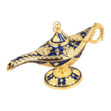 Maxbell Classic Lamp Oil Lamp Prop Wishing Light for Wedding Home Blue