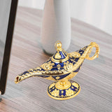 Maxbell Classic Lamp Oil Lamp Prop Wishing Light for Wedding Home Blue