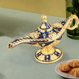 Maxbell Classic Lamp Oil Lamp Prop Wishing Light for Wedding Home Blue
