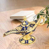 Maxbell Classic Lamp Oil Lamp Prop Wishing Light for Wedding Home Blue