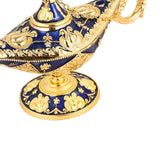Maxbell Classic Lamp Oil Lamp Prop Wishing Light for Wedding Home Blue
