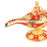 Maxbell Classic Lamp Oil Lamp Prop Wishing Light for Wedding Home Red