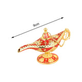 Maxbell Classic Lamp Oil Lamp Prop Wishing Light for Wedding Home Red