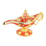 Maxbell Classic Lamp Oil Lamp Prop Wishing Light for Wedding Home Red