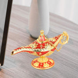 Maxbell Classic Lamp Oil Lamp Prop Wishing Light for Wedding Home Red