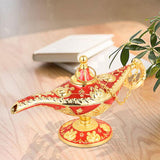 Maxbell Classic Lamp Oil Lamp Prop Wishing Light for Wedding Home Red