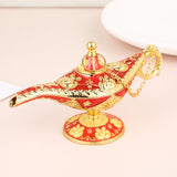 Maxbell Classic Lamp Oil Lamp Prop Wishing Light for Wedding Home Red