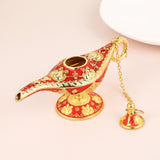 Maxbell Classic Lamp Oil Lamp Prop Wishing Light for Wedding Home Red
