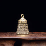 Maxbell Small Copper Keys Chains Pendant Lucky for Porch Outdoor Decoration