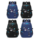 Maxbell Astronaut Children's Backpack Cute Adjustable Shoulder Strap for Hiking Small Blue