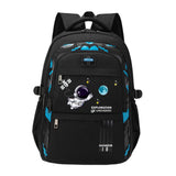 Maxbell Astronaut Children's Backpack Cute Adjustable Shoulder Strap for Hiking Large Black