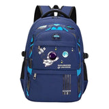 Maxbell Astronaut Children's Backpack Cute Adjustable Shoulder Strap for Hiking Large Blue