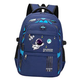 Maxbell Astronaut Children's Backpack Cute Adjustable Shoulder Strap for Hiking Large Blue