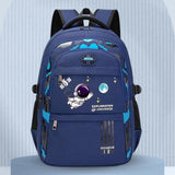 Maxbell Astronaut Children's Backpack Cute Adjustable Shoulder Strap for Hiking Large Blue