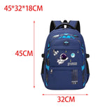 Maxbell Astronaut Children's Backpack Cute Adjustable Shoulder Strap for Hiking Large Blue