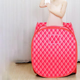 Maxbell Foldable Steam Sauna Personal Sauna Tents SPA Saunas for Salon Household SPA Red