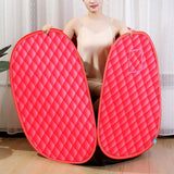 Maxbell Foldable Steam Sauna Personal Sauna Tents SPA Saunas for Salon Household SPA Red