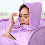 Maxbell Foldable Steam Sauna Personal Sauna Tents SPA Saunas for Salon Household SPA Lilac