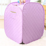 Maxbell Foldable Steam Sauna Personal Sauna Tents SPA Saunas for Salon Household SPA Lilac