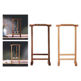 Maxbell Calligraphy Brush Pen Holder 10 Hook Hanging Retro for Office Holiday Gifts Rosewood