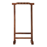 Maxbell Calligraphy Brush Pen Holder 10 Hook Hanging Retro for Office Holiday Gifts Rosewood