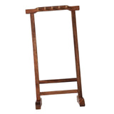 Maxbell Calligraphy Brush Pen Holder 10 Hook Hanging Retro for Office Holiday Gifts Rosewood