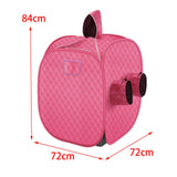 Maxbell Portable Home SPA Tent Two Person Steamer Not Included for Indoor Home Rose Red