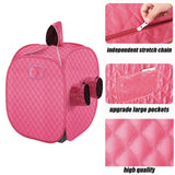 Maxbell Portable Home SPA Tent Two Person Steamer Not Included for Indoor Home Rose Red