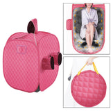 Maxbell Portable Home SPA Tent Two Person Steamer Not Included for Indoor Home Rose Red
