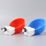 Maxbell 6Pcs Chicken Feeders Chicken Watering Cup Chicken Waterer for Birds Quail Red