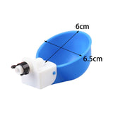 Maxbell 6Pcs Chicken Feeders Chicken Watering Cup Chicken Waterer for Birds Quail Blue