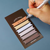 Maxbell 4 Pieces Index Tabs Page Marker for Magazines Catalogs Annotating Books