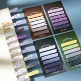 Maxbell 4 Pieces Index Tabs Page Marker for Magazines Catalogs Annotating Books