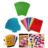 Maxbell 10Pcs Craft Foam Sheets Glitter DIY for Toys Christmas Cards Kindergarten A