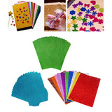 Maxbell 10Pcs Craft Foam Sheets Glitter DIY for Toys Christmas Cards Kindergarten A