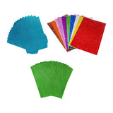 Maxbell 10Pcs Craft Foam Sheets Glitter DIY for Toys Christmas Cards Kindergarten A