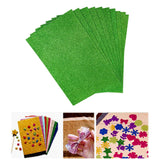 Maxbell 10Pcs Craft Foam Sheets Glitter DIY for Toys Christmas Cards Kindergarten A