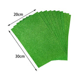 Maxbell 10Pcs Craft Foam Sheets Glitter DIY for Toys Christmas Cards Kindergarten A