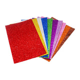 Maxbell 10Pcs Craft Foam Sheets Glitter DIY for Toys Christmas Cards Kindergarten B