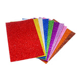 Maxbell 10Pcs Craft Foam Sheets Glitter DIY for Toys Christmas Cards Kindergarten B